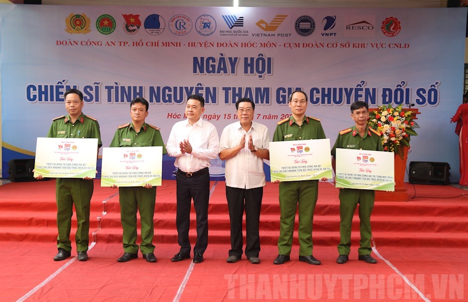 Huyện Hóc Môn Tổ chức Ngày hội Chiến sĩ tình nguyện tham gia chuyển đổi số