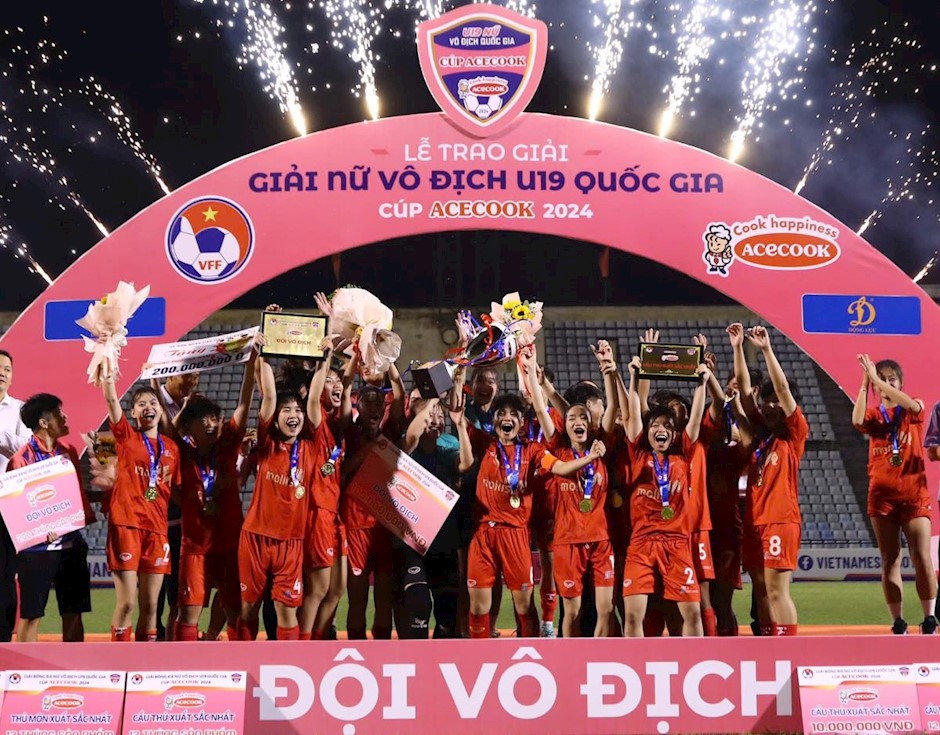 Phong Phú Hà Nam bảo vệ thành công ngôi vô địch U17 nữ quốc gia