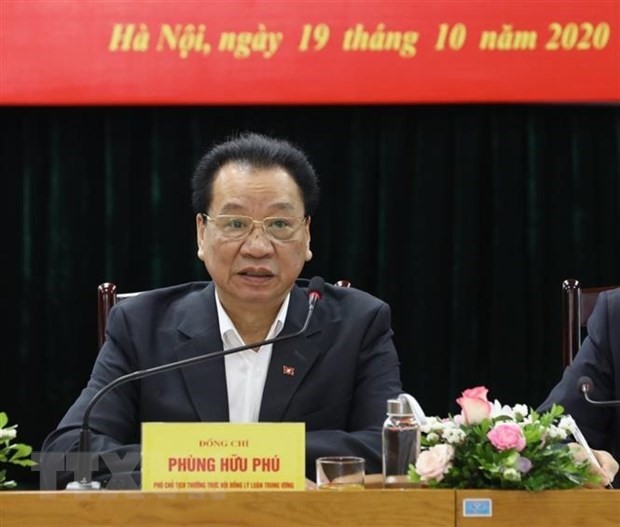 Giáo sư-Tiến sỹ Phùng Hữu Phú, Phó Chủ tịch Thường trực Hội đồng Lý luận Trung ương. (Ảnh: TTXVN)