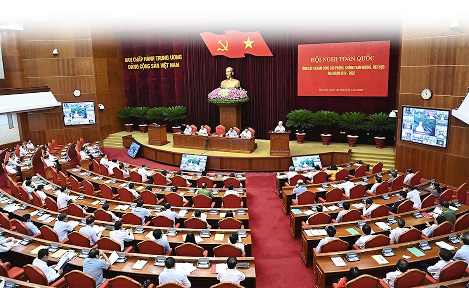 Hội nghị toàn quốc tổng kết 10 năm công tác phòng, chống tham nhũng, tiêu cực.