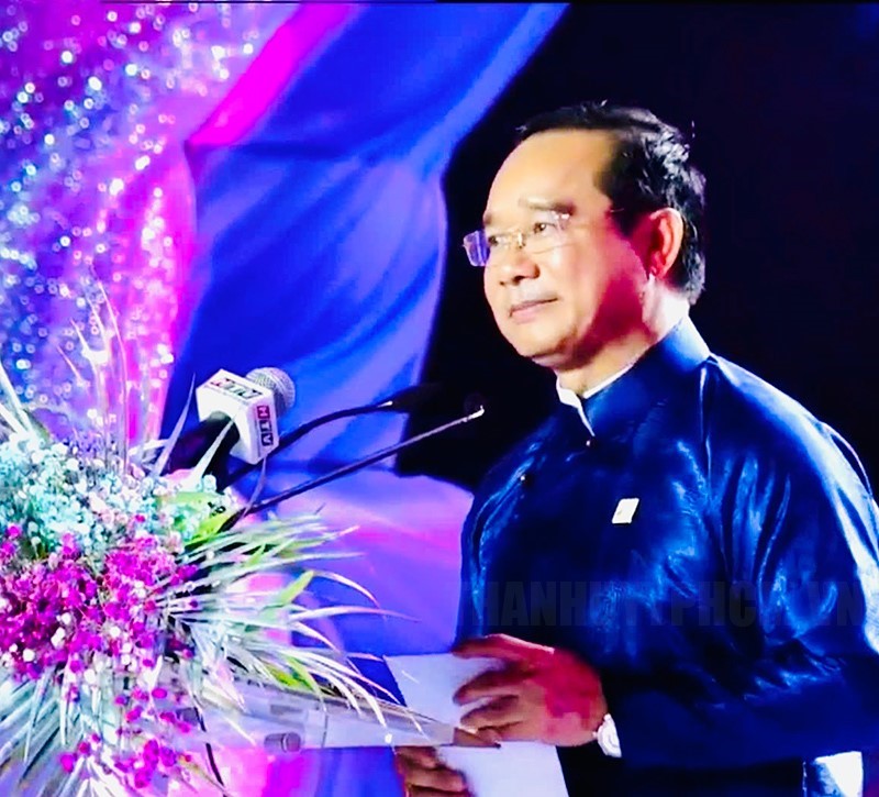 Đồng chí Nguyễn Văn Được  phát biểu tại khai mạc