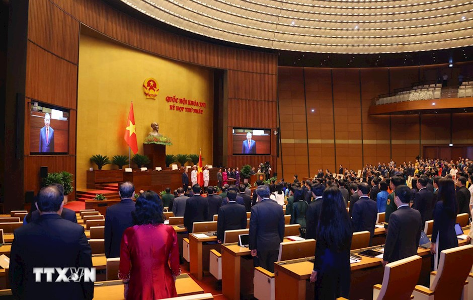 Lễ tuyên thệ nhậm chức của Chủ tịch nước Tô Lâm. (Ảnh: TTXVN)