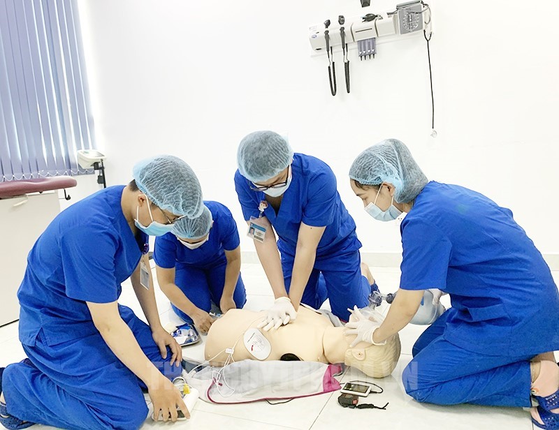 Nhấn vào ảnh để phóng to Các học viên thực hành CECICS.