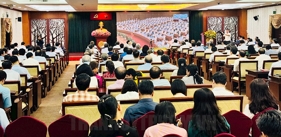 Các đại biểu tham dự tại điểm cầu TPHCM.