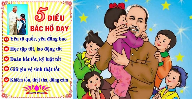Yêu cầu về kỷ luật được Bác Hồ quan tâm dạy cho thiếu niên, nhi đồng.