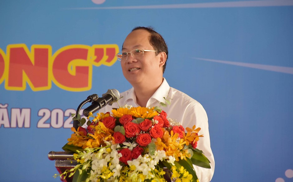 Đồng chí Nguyễn Hồ Hải phát biểu tại chương trình