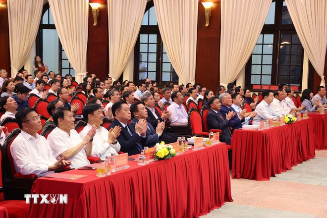 Các đại biểu dự hội nghị. (Ảnh: TTXVN)