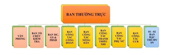 Các ban tham mưu giúp việc Ủy ban MTTQ Việt Nam cấp tỉnh