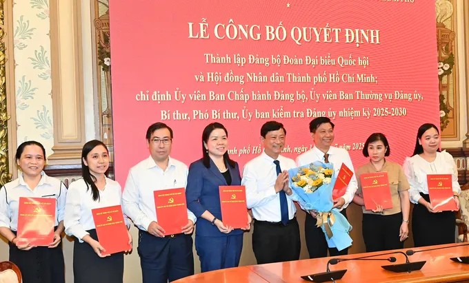 Ủy ban Kiểm tra Đảng ủy có 7 đồng chí. (Ảnh: SGGP)