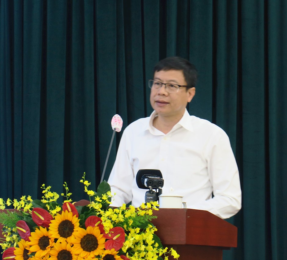 Thứ trưởng Bộ KH-CN Lê Xuân Định phát biểu tại hội nghị