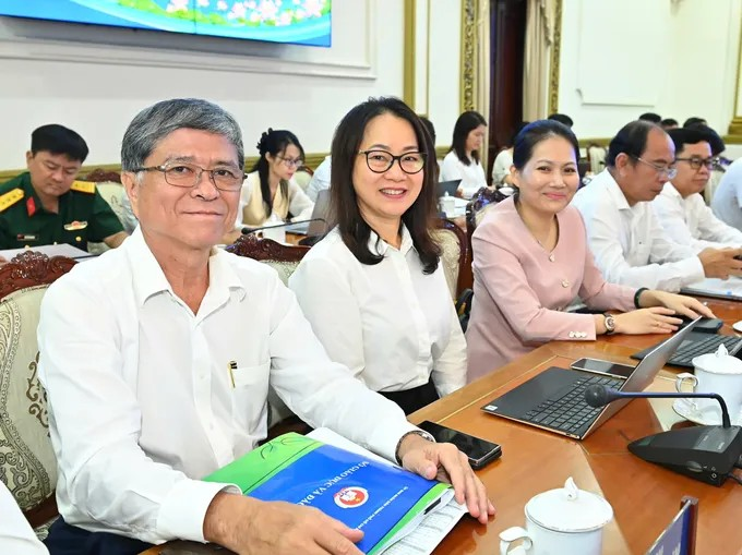 Lãnh đạo các sở, ngành dự hội nghị. (Ảnh: SGGP)
