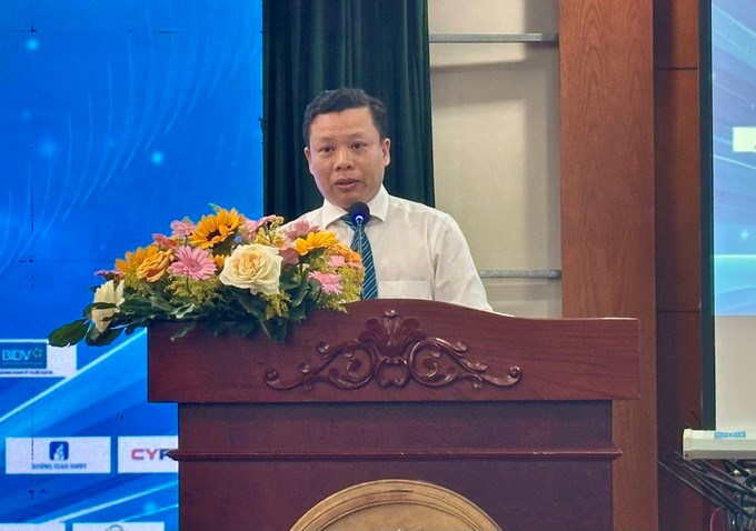 Ph&oacute; Gi&aacute;m đốc Sở X&acirc;y dựng TPHCM Trần Sĩ Nam ph&aacute;t biểu tại đại hội. (Ảnh: SGGP)