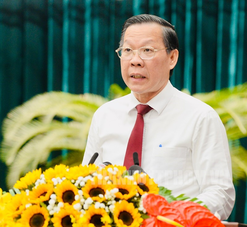 Đồng chí Phan Văn Mãi phát biểu tại chương trình.