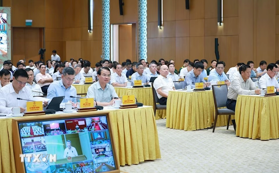 Các đại biểu tham dự Phiên họp chuyên đề về thúc đẩy phát triển khoa học, công nghệ, đổi mới sáng tạo. (Ảnh: Dương Giang/TTXVN)