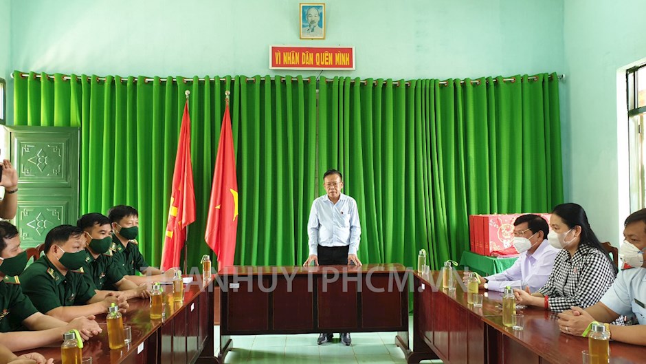 Thăm, chúc Tết các đồn biên phòng tại huyện Bù Gia Mập, tỉnh Bình Phước