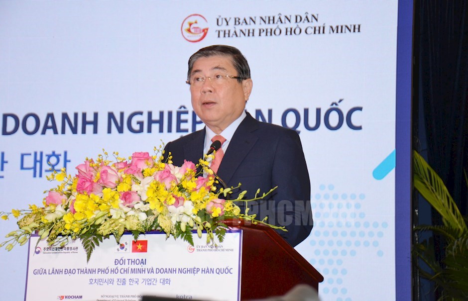 Chủ tịch UBND TPHCM Nguyễn Thành Phong phát biểu tại chương trình