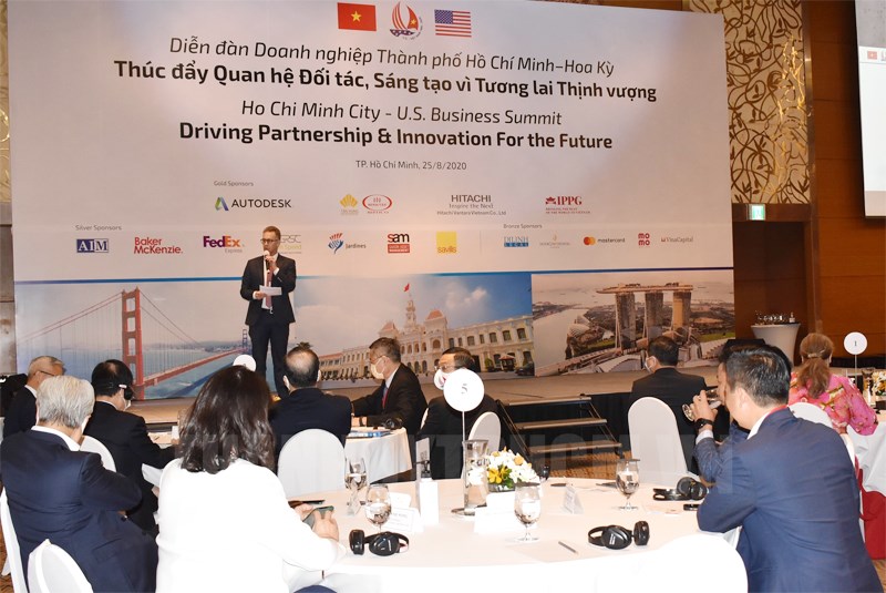 Quang cảnh diễn đàn doanh nghiệp TPHCM - Hoa Kỳ.