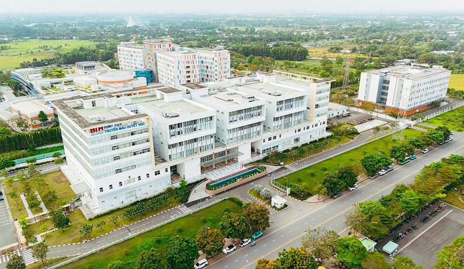 Bệnh viện Truyền máu huyết học TPHCM trong Cụm Y tế Tân Kiên