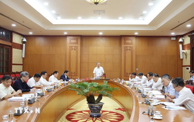 Tổng Bí thư Tô Lâm phát biểu. (Ảnh: TTXVN)