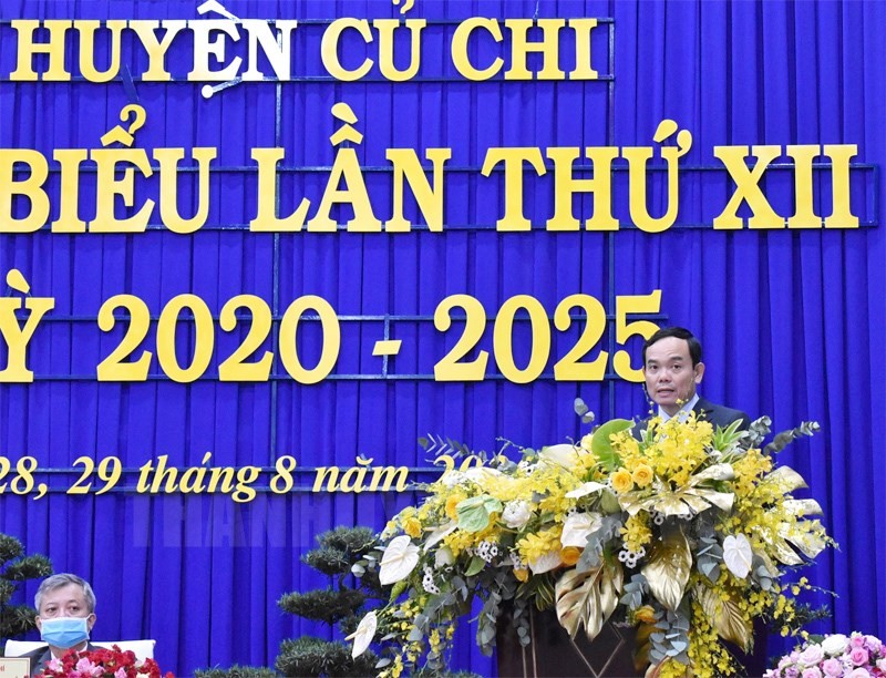 Phó Bí thư Thường trực Thành ủy TP Trần Lưu Quang phát biểu chỉ đạo Đại hội.Phó Bí thư Thường trực Thành ủy TP Trần Lưu Quang phát biểu chỉ đạo Đại hội.