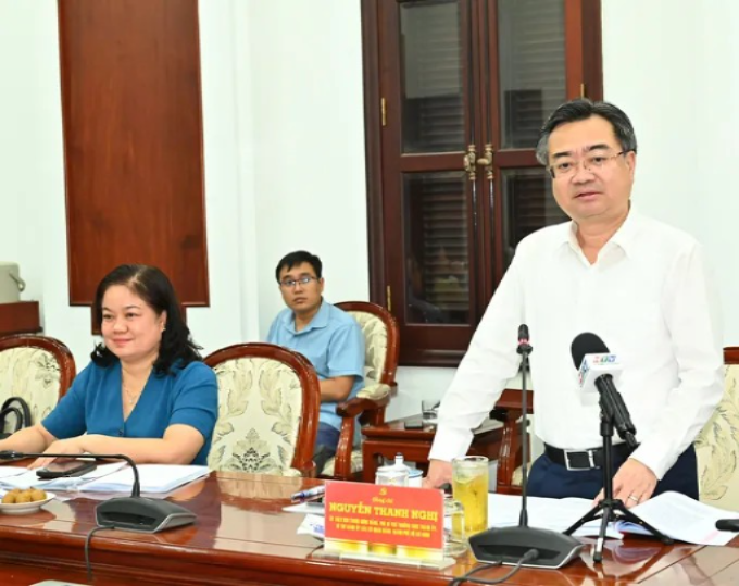 Đồng chí Nguyễn Thanh Nghị kết luận buổi làm việc. (Ảnh: SGGP)