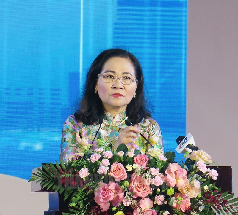 Chủ tịch HĐND TPHCM Nguyễn Thị Lệ phát biểu tại buổi lễ