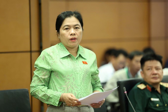 ĐB Nguyễn Trần Phượng Trân (TPHCM). (Ảnh SGGP)