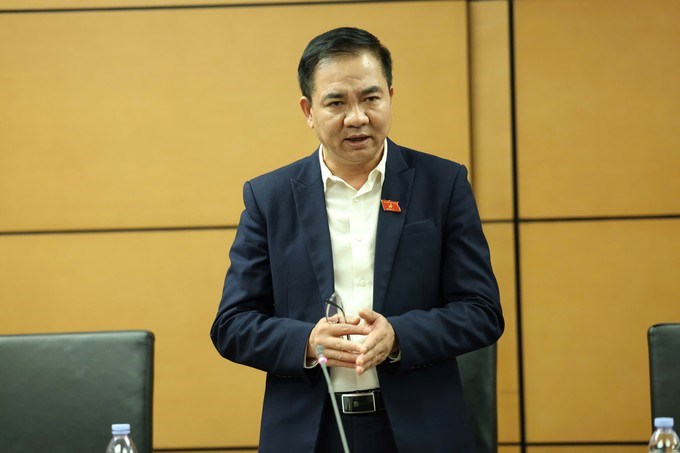 B Nguyễn Minh Đức (Phó Chủ nhiệm Ủy ban Quốc phòng, An ninh và Đối ngoại của Quốc hội). (Ảnh SGGP)