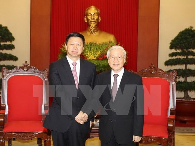 Tổng Bí thư tiếp Đặc phái viên của Tổng Bí thư, Chủ tịch Trung Quốc