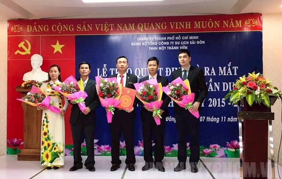 Saigontourist: Công Bố Quyết Định Chỉ Định Cấp Ủy Cơ Sở Công Ty Cổ Phần Du  Lịch Sài Gòn – Đông Hà Nhiệm Kỳ 2015-2020