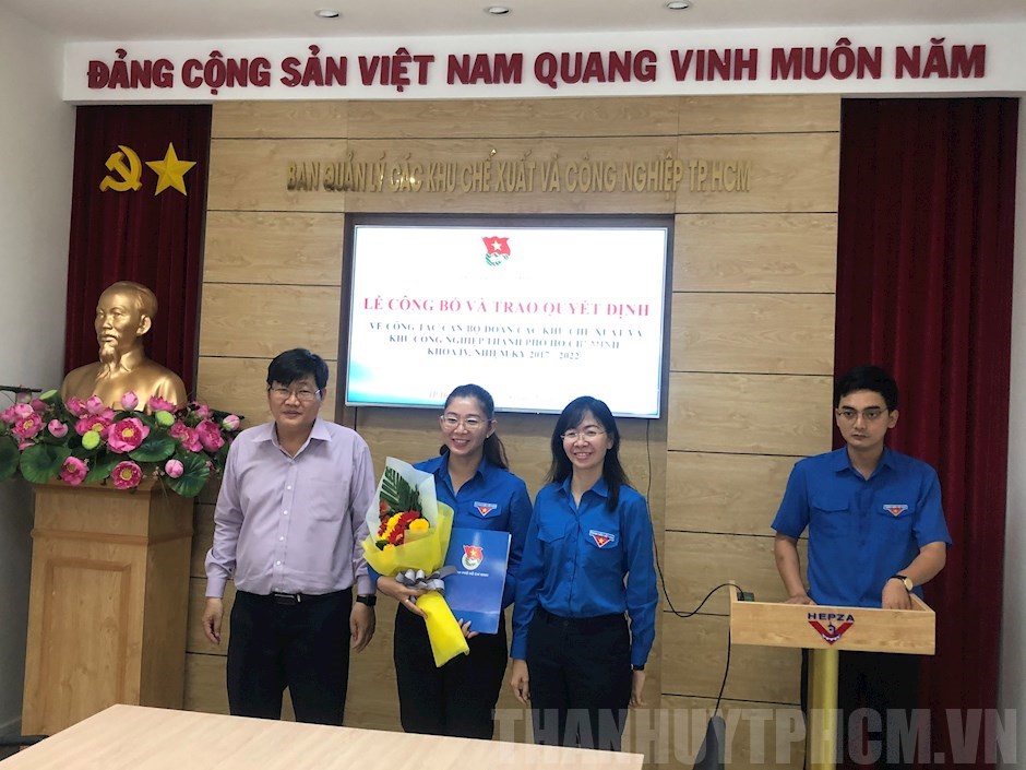 Đồng Chí Lê Thị Lệ Huyền Giữ Chức Vụ Bí Thư Đoàn Tncs Hồ Chí Minh Các Khu  Chế Xuất Và Khu Công Nghiệp Tphcm