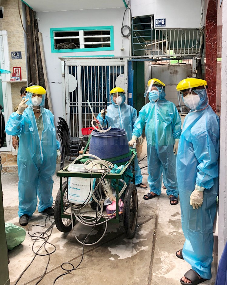 Phòng chống dịch bằng dịch vụ phun khử khuẩn chuyên nghiệp tại Móng Cái