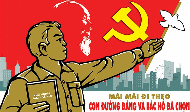 Chào mừng 94 năm Đảng Cộng sản Việt Nam – Illustration Design - Thái Triển