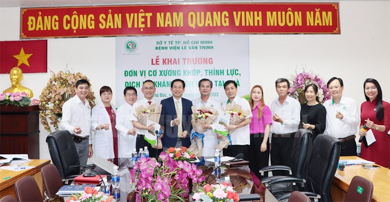 Bệnh viện Lê Văn Thịnh ra mắt các đơn vị Cơ xương khớp, Thính học ...