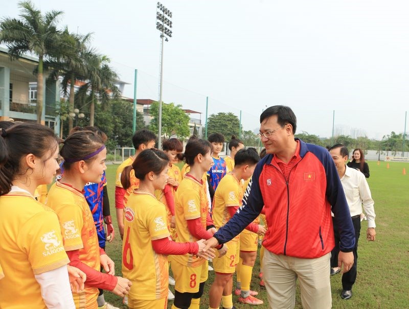 ベトナム女子代表が日本でトレーニング