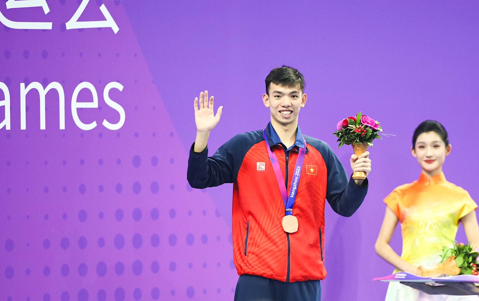 漁師のグエン・フイ・ホアン選手がアジアで19個目の銅メダルを獲得し、2024年オリンピックへの切符を獲得した
