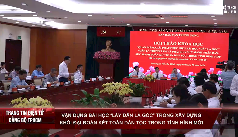 [Video] Vận dụng bài học “lấy dân là gốc” trong xây dựng khối đại đoàn ...