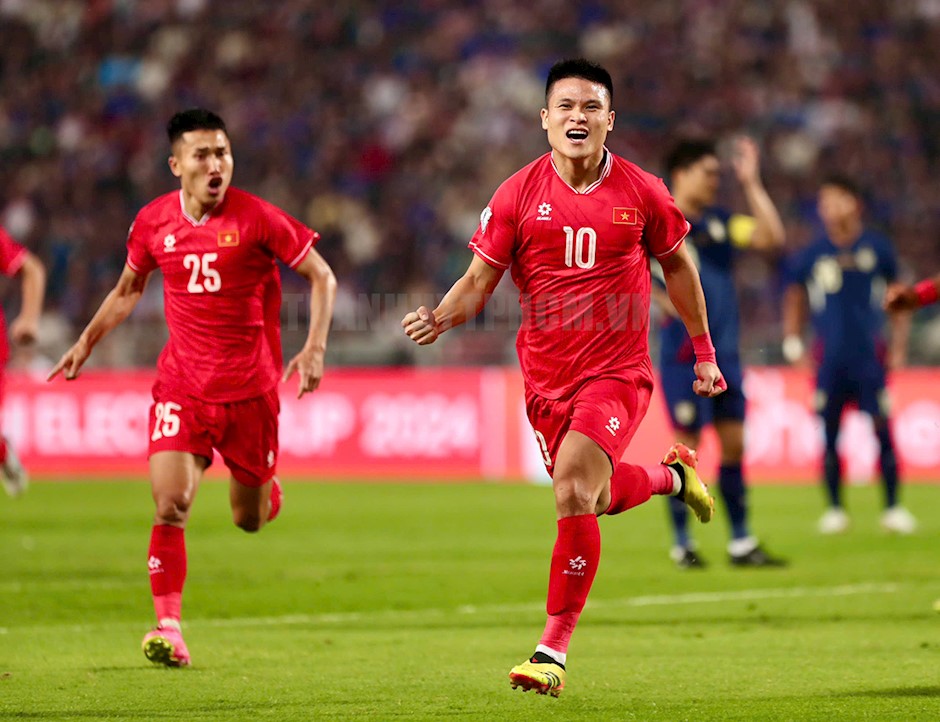 Thắng Thái Lan 3-2, đội tuyển Việt Nam lần thứ 3 vô địch Đông Nam Á