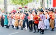 Khối MTTQ Việt Nam tham gia diễu hành