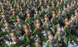 Mỗi học viên, chiến sỹ tham gia tập luyện đều nhận thức rất rõ vinh dự, nghiêm túc từng bước trong công tác huấn luyện để đạt kết quả tốt nhất. (Ảnh: TTXVN)