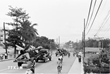 Trung đoàn Tên lửa 263-Đoàn Tên lửa Quang Trung là Trung đoàn tên lửa duy nhất tham gia Chiến dịch Hồ Chí Minh lịch sử 1975. Trong ảnh: Lực lượng tên lửa SAM-2 tiến vào Sài Gòn, ngày 30/4/1975. (Ảnh: Hứa Kiểm/TTXVN)