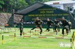 Ngày thi đấu thứ hai, các đội tham gia thi đấu đối kháng Bài 2: Đội ứng phó khắc phục sự cố phóng xạ, môi trường và Bài 3: Bắn súng K54.