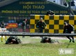 Các bài gồm hàng rào vướng chân, tường cao 2m, hàng rào lưới nhện, hố sâu, thang tay và đường hầm.