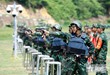 Các "xạ thủ" tiêu diệt 24 mục tiêu bia đĩa, thành tích tính theo thời gian hoàn thành, số lượng mục tiêu bị tiêu diệt và số lượng đạn thừa.